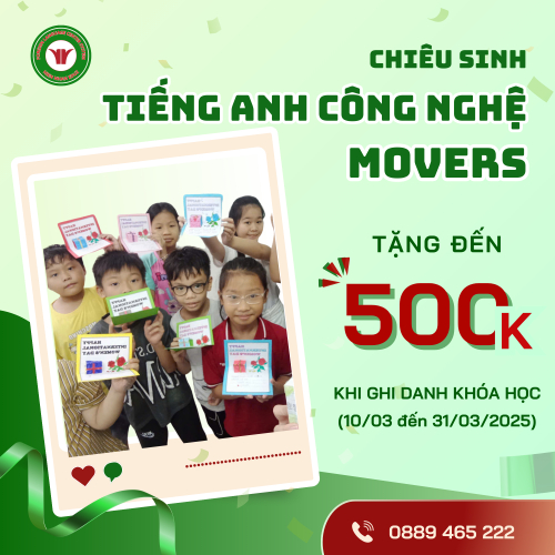 Chiêu sinh TACN thiếu nhi - Cấp độ MOVERS